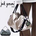 【10%OFFクーポン対象】ジャックゴム バッグ jack gomme ショルダーバッグ トートバッグ 軽量 2way 斜めがけ レディース メタリック ベージュ グレー paris bowl liris 1172【◎】