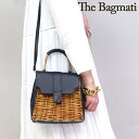 【正規品】バグマティ バッグ かごバッグ The Bagmati カゴバッグ ラタン ウィッカー 本革 ナチュラル ブラック 黒 レディース 春夏 レディース bbk19-110 ★