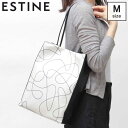 【30%OFF】エスティーヌ バッグ ESTINE トートバッグ シュペール 本革 A4 縦入れ 軽量 肩がけ レディース Super 1075042 セール 【返品不可】