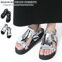 【クーポン】メゾン マヴェリック プレゼンツ サンダル MAISON MAVERICK PRESENTS タッセルサンダル メゾンマーベリック スクエア フリン...