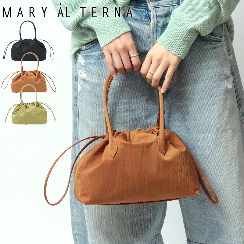 Rakuten - 【クーポン】メアリオルターナ バッグ MARY AL TERNA トートバッグ WRING ナイロン 巾着 軽量 レディース MA6123BG-38 MINI HAND 23BG-38 ★