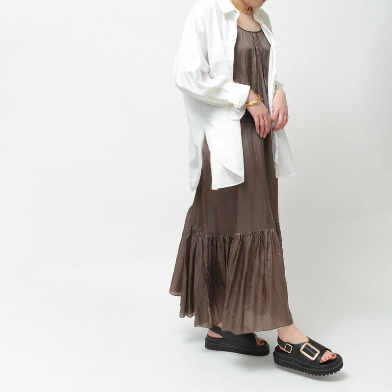 【正規品】MOHI モヒ サンダル バックストラップ フラット レザー 本革 バックル ...