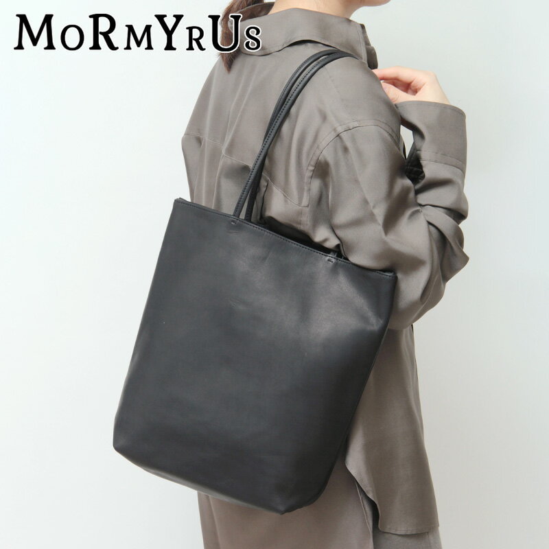 Rakuten - 【クーポン】MORMYRUS モルミルス トートバッグ グロス レザー 本革 A4 縦入れ 大きめ レディース 軽量 日本製 LEATHER TOTE M-121 ★
