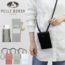 【50％OFF】ペレボルサ バッグ PELLE BORSA ショルダーバッグ ポシェット スマホショルダー お財布ポシェット 斜めがけ Goat Goods ゴートグッズ 本革 ブラック 黒 ホワイト 白 グレー ピンク レディース pelleborsa 5225 セール【返品不可】