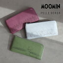 ペレボルサ 財布 PELLE BORSA 長財布 L字ファスナー ムーミン ドット MOOMIN DOT 本革 グッズ リトルミィ スナフキン 大人 レディース PELLEBORSA 2006