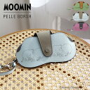 【10%クーポン】ペレボルサ PELLE BORSA メガネケース ムーミン ドット MOOMIN DOT 眼鏡ケース ストラップ付き グッズ リトルミィ スナ...