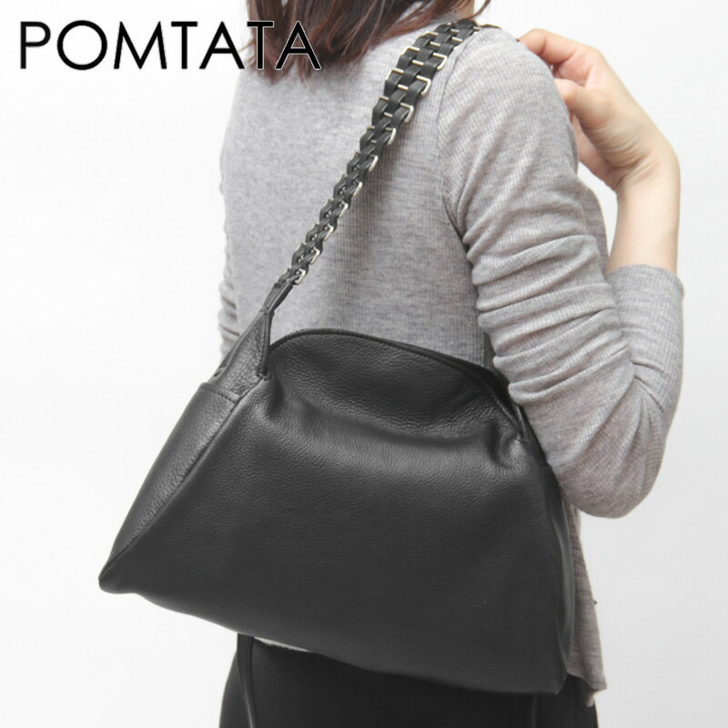 【クーポン】POMTATA バッグ ポンタタ ハンドバッグ 2WAY ショルダーバッグ チェーンハンドル ワンハン..