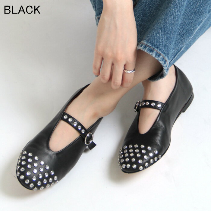 楽天市場】フラットシューズ ビジュー（テイスト（ファッション