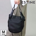 エスティーヌ バッグ ESTINE トートバッグ ショルダーバッグ 斜め掛け 2way 本革 ブラック 黒 クレイドル Mサイズ レディース 1075951 1074951