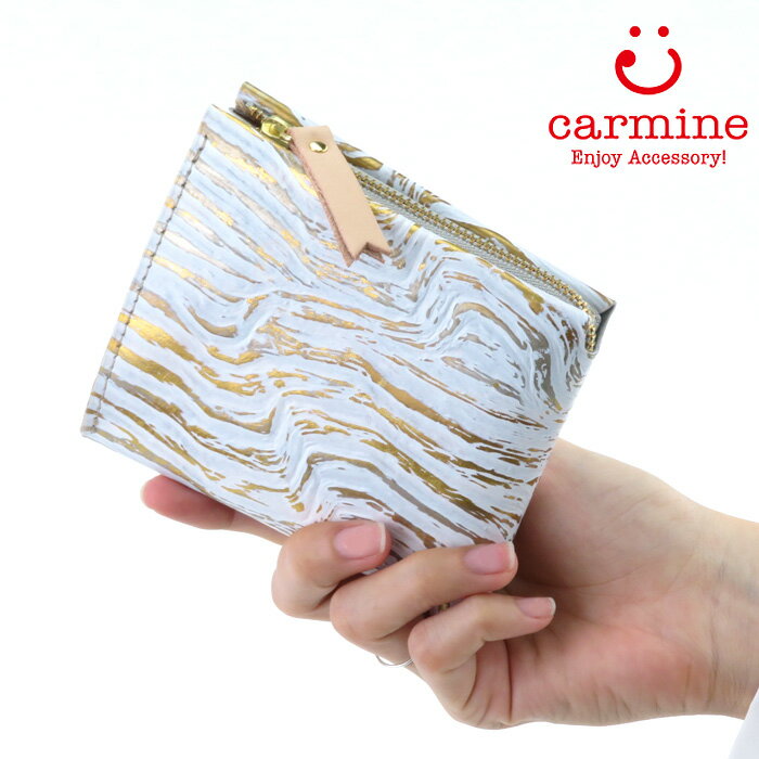 カーマイン 財布 ワンウォレット carmine 折り財布 コンパクト ミニウォレット レザー メタルファントム レディース One Wallet Metal Phantom onept 有吉 じゅん散歩 高田純次