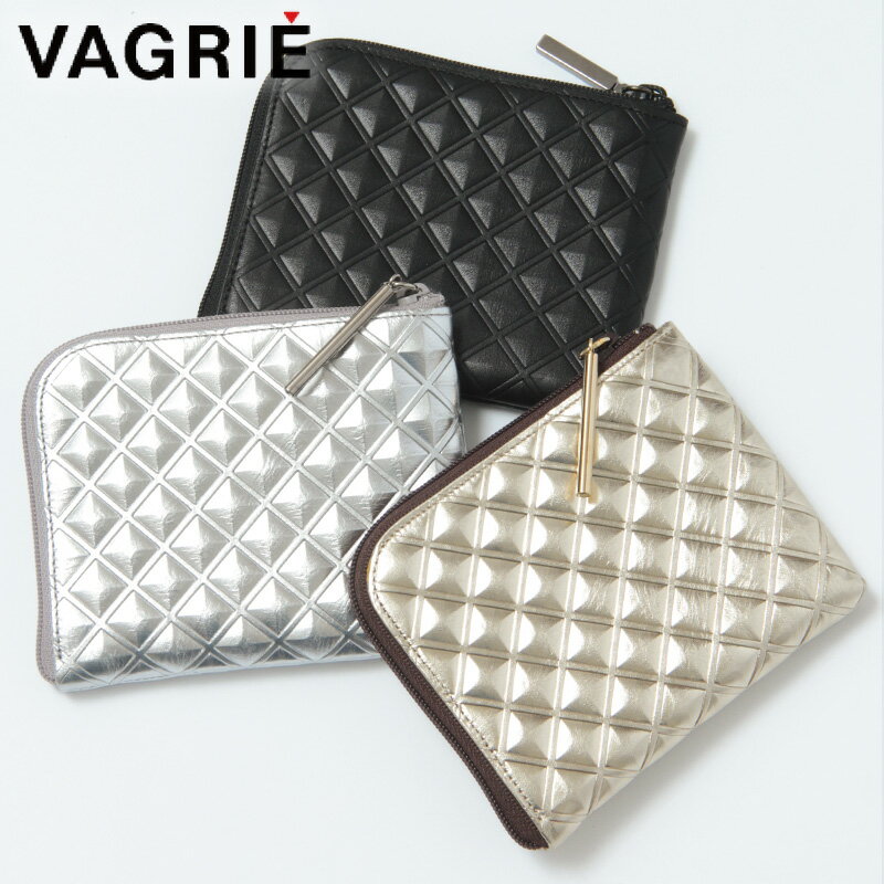 ヴァグリエ 財布 VAGRIE ミニ財布 L字ファスナー 折り財布 薄い 軽い レイカミーレ ピラミデ 本革 薄型 本革 RC GK0028