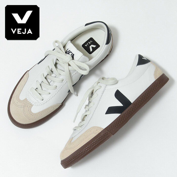 veja スニーカー VOLLEY LEATHER WHITE NAUTICO BARK レディース メンズ ヴェジャ ベジャ ローカット レースアップ レザー ボレー ★