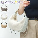 【10%クーポン】ヴィオラドーロ バッグ かごバッグ VIOLAD'ORO バスケット ラフィア調 本革 ワンハンドル レディース ショルダーバッグ 肩掛け SANDRO サンドロ V-8856