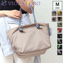 【10%クーポン】ヴィオラドーロ バッグ VIOLAd’ORO トートバッグ BIANCA 肩掛け A4 軽量 ナイロン 本革 ノットハンドル レディース V-...