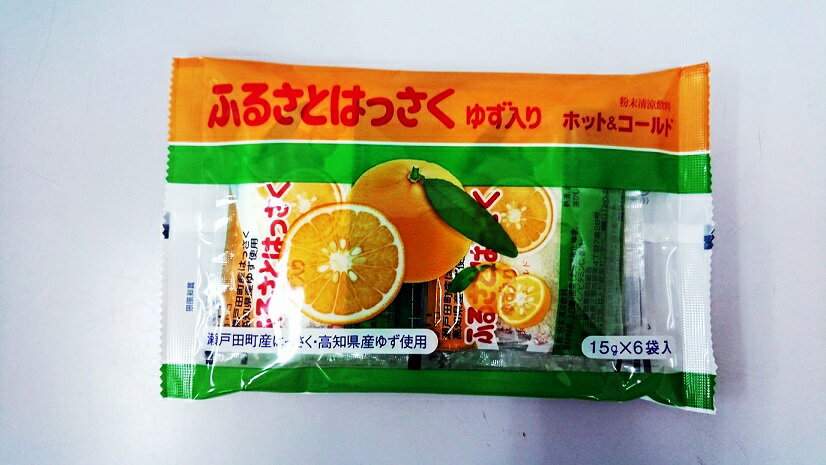 楽天ダンケできれい得得お試しふるさとはっさくゆず入り15g×6袋×4セット送料無料賞賞味期限2025年2月末広島県瀬戸田町産はっさく使用小袋15g中にカリウム2.0mg♪ビタミンCはレモンを上回る700mg配合♪寒い冷えるブルブルナイトのホッと一息にも