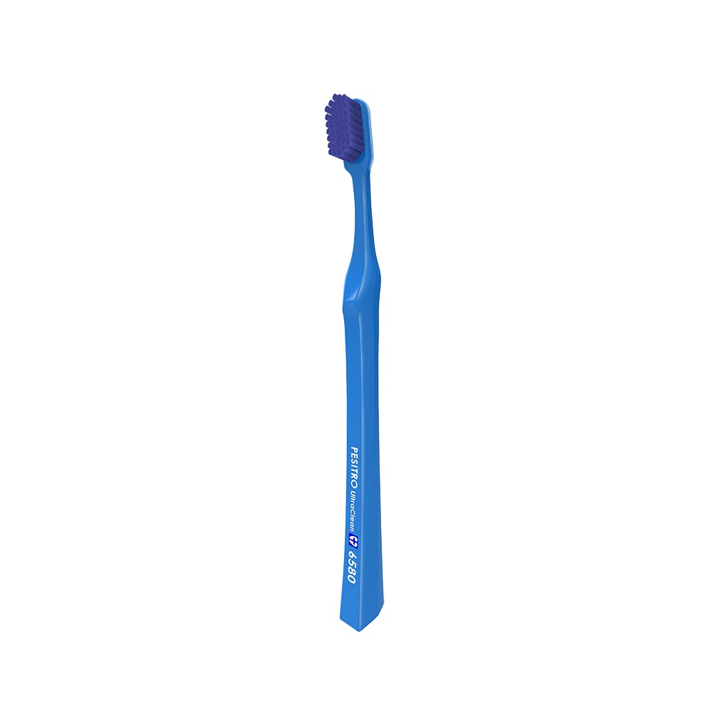 PESITRO@Ultra Clean6580 TOOTH BRUSH@uVatb-c1̃wbhɂȂ6580{Aт邱Ƃŏ_炩ȐSn悢\ɁuVɂ0.10mm̋ɍׂ̓Ȗэނgp􂱂̏_炩߂̖тs邱ƂȂIɂꂢɁ