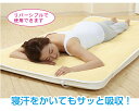 三河木綿使用 クールでドライな清涼ガーゼ敷パッドWAYOベルト®仕様シングル日本製 送料無料♪★素早く汗を吸いとり乾燥♪サラサラのここちよさを体感♪丸洗いOKです♪(3)