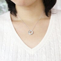 ☆大切な人へのプレゼントに!★送料無料!いつも存在を感じていたい2人に!☆withmeダブルサークルネックレス納期3日前後です~!