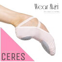 送料無料【CERES バレエシューズ】WEARMOI ウェアモア CERES バレエシューズ ライトピンク ダークピンク セレス ストレッチキャンバス スプリットソール VESTAと同じ素材