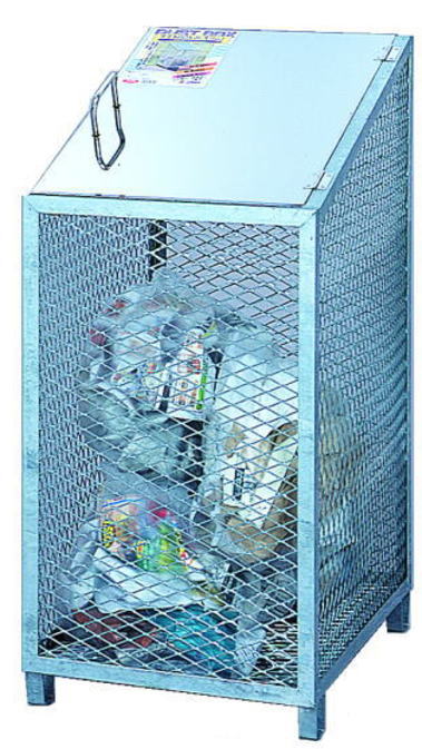 サンカ　ダストBOX-S（スリム）　CS-03　【メッシュゴミ収集庫　ダストボックス・ゴミ保管庫　ゴミステーション　ゴミ箱 屋外】