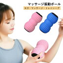 シェイプ ツイン ボール 振動 マシン 振動ボール ミニ マッサージ ストレッチ エクササイズ 筋肉 充電 充電式 癒し コードレス 背中 腕 腰 お尻 ふくら...
