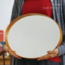 シェーカー 雑貨 ミラー 鏡 オーバルミラー 木製フレーム 北欧 ナチュラル おしゃれ かわいい Shaker oval mirror 丁寧な暮らし 壁掛け 置...