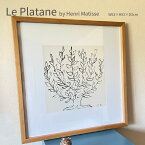 Le platane 低木 プラタナス マティス ポスター アートフレーム 絵画 インテリア フォービズム 壁面装飾 名画 53×53cm 北欧 モダン ナチュラル おしゃれ 壁掛け 額入り