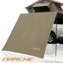 【DARCHE 正規品】ECLIPSE AWNING EXTENSION カーサイドタープ カーサイドテント タープ テント オーニング アウトドア オートキャンプ 車中泊 ルーフテント 日よけ 簡単設営 収納バッグ付き オーバーランド