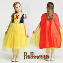 【期間限定3280円→2480円】プリンセス ドレス 衣装 半袖 キッズ 子供 ハロウィン プリンセス ワンピース お姫様 コスチューム 子Halloweenコ...