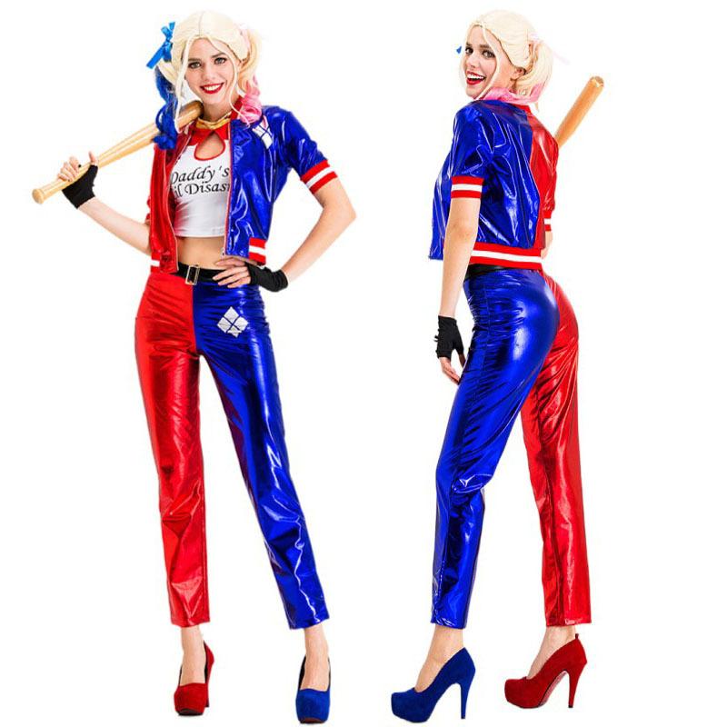 ハーレイクイン 本格コスプレセット♡ ハロウィン間に合います ハーレイクイン 本格コスプレセット♡ ハロウィン間に合います