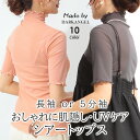 ＜1枚990円！3枚購入＆クーポン利用で＞NEW五分袖登場！ 春 シアートップス 長袖 シアー トップス ハイネック レディース 長袖 UV対策 紫外線対策 シースルー トップス チュール 花柄 レイヤード インナー 薄手 きれいめ ドット【 シアートップス 】ダークエンジェル