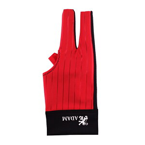 ビリヤードグローブ Adam 【アダム】 グローブ レッド 右利き用 L (Glove Red RH L) | ビリヤード グローブ