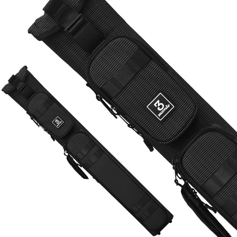 ビリヤード キューケース スリーセカンズ 2バット4シャフト 2B4S ハード ブラック