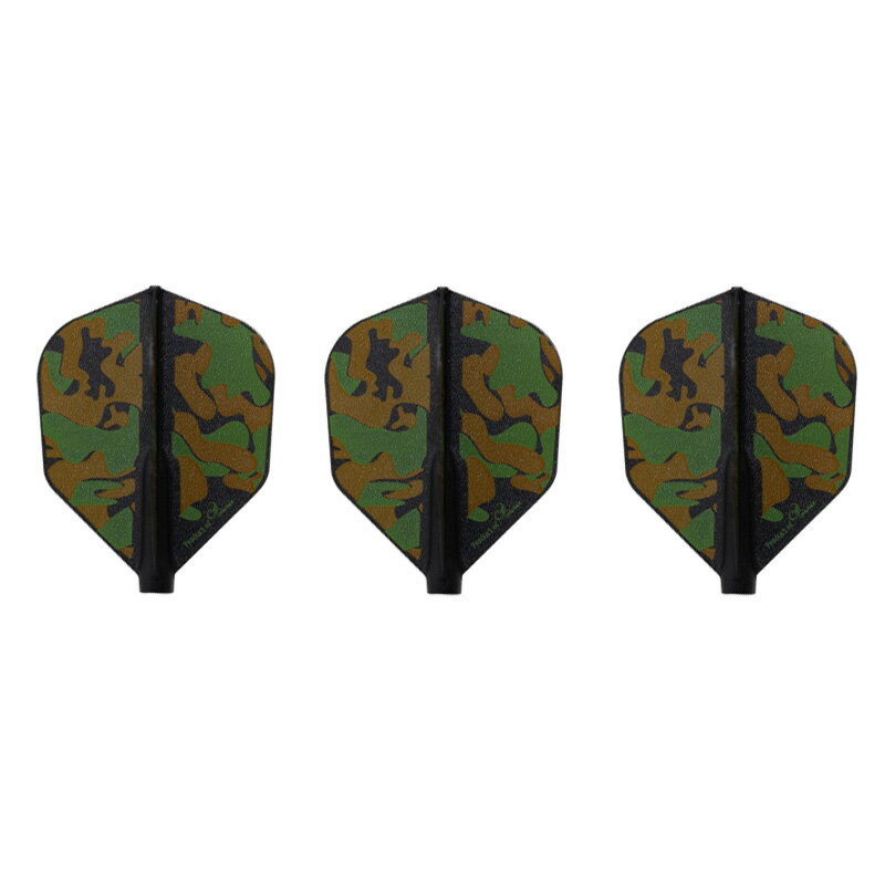 ダーツ フライト フィットフライト リキッドカモ A シェイプ Dブラック 成型フライト