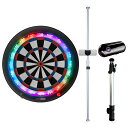 ダーツボード セット グランボード 3s ブルー & ダーツスタンド GRAN DARTS ポールスタンド & グランカム & アーム [自宅 ダーツセット オンライン対戦 家庭用ダーツボード]