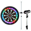 ダーツボード セット グランボード 3s グリーン & ダーツスタンド GRAN DARTS ポールスタンド & グランカム & アーム [自宅 ダーツセット オンライン対戦 家庭用ダーツボード]