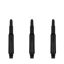 ダーツ シャフト エイトフライト レギュラー 回転 19mm ブラック