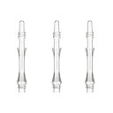 ダーツ シャフト エイトフライト スリム 回転 19mm クリア