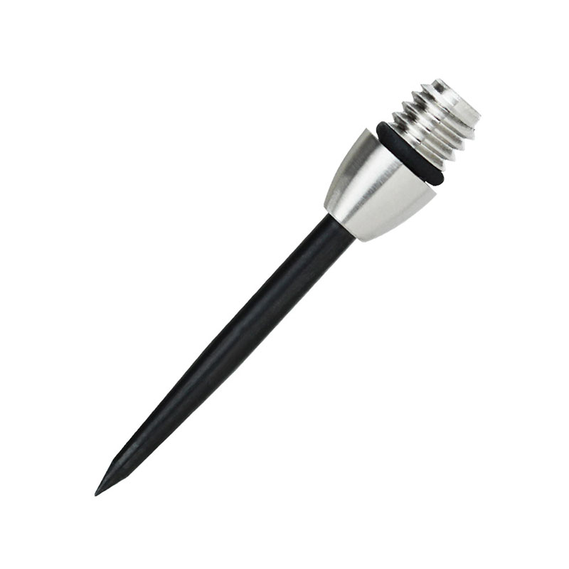 2BA規格ソフトダーツのチップをConversion Pointへ交換することにより、お手軽にスティールダーツを お楽しみいただけます。 ネジ山ヶ所の素材を高硬度・高比重のタングステンを使用。 前重心になる為Steel Dartsへより近づけたい方やヘビーユーザー様にもお勧めの商品となっております。 1set3本入り 長さ：26mm タイプ：2BA 素材：スチール（先端）・アルミニウム（ネジ山ヵ所） 付属品：Oリング・チップホルダー