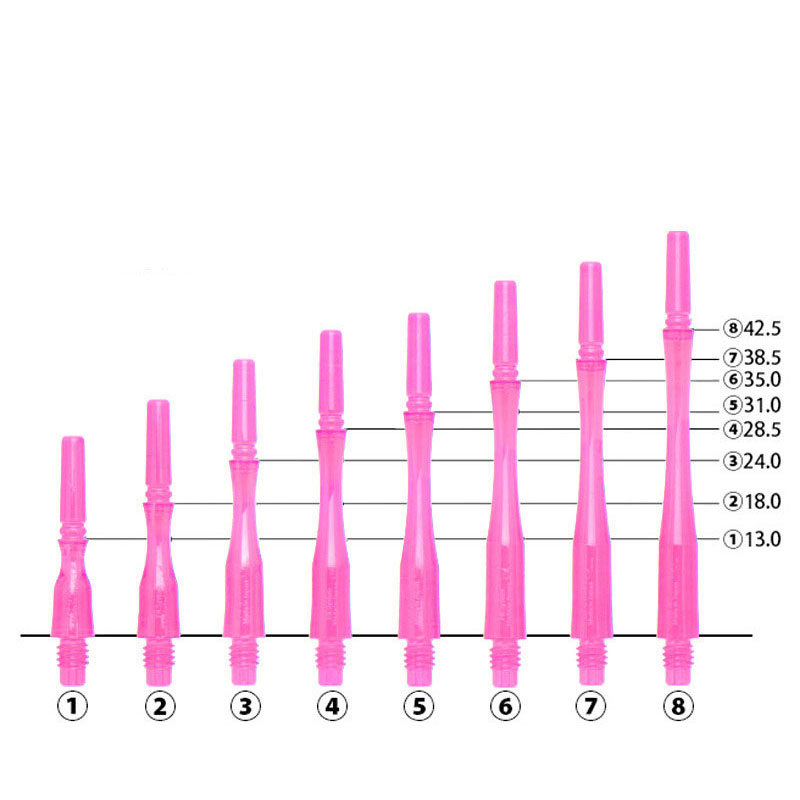 ダーツ シャフト フィットシャフト ギア ハイブリッドロック クリアピンク