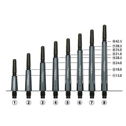 ダーツ シャフト フィットシャフト カーボン ノーマルスピン パールブラック