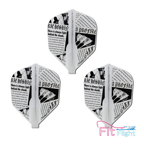 Fit Flight (AIR) × 星野理絵 6 Fit Flightプレーヤー星野理絵選手の6thモデルフライトです。 ・1セット(3フライト)入り ・形状：シェープ