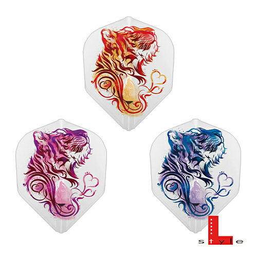 ダーツ フライト Lフライト L-Flight EZ L3 White 佐藤かす美 ver.2