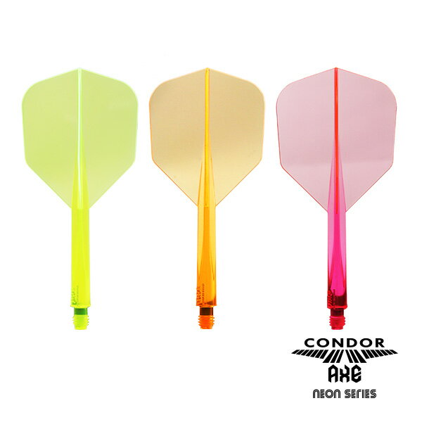 ダーツ フライト CONDOR AXE NEON コンドルアックス ネオン イエロー オレンジ ピンク