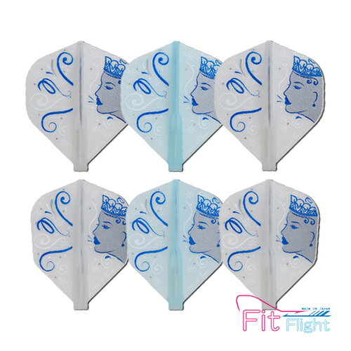 ダーツ フライト コスモダーツ Fitフライト Fit Flight Printed Series Ice Queen