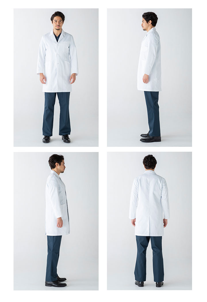 ミズノ ドクターコート 医療用 透け防止 MZ-0176 メンズ 医師 医療用 病院 白衣 長...