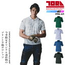 寅壱 迷彩柄半袖ポロシャツ 5986-621 限定商品 インナー 吸汗 速乾 消臭 形状安定 衿芯 男女兼用 ユニセックス レディース メンズ スリムフィット 作業服 作業着 トライチ スポーツ 制服 ユニフォーム【2024年 春夏 新作】