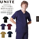 スクラブ 白衣 男性用 UN-0071 unite ユナイト 医療白衣 メンズスクラブ 男性用 ドクター オシャレ【クリニック】【デンタルクリニック】【整体】【...