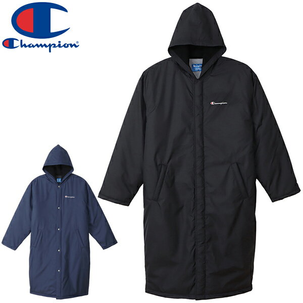【期間限定45％OFF＆最大1200円OFF !買えば買うほどお得】ヘインズ Hanes メンズ ベンチコート BENCH COAT ブラック C3-WS620 ベンチコート Champion チャンピオン BENCH COAT トレーニング コート ボアコート