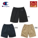 【本日限定!P8倍&最大800円OFFクーポン!】champion チノショーツ ハーフパンツ C3-XS595 綿混 チノ クロスジャージチャンピオン バスケットチノショーツ メンズ レディース バスケットボールウェア